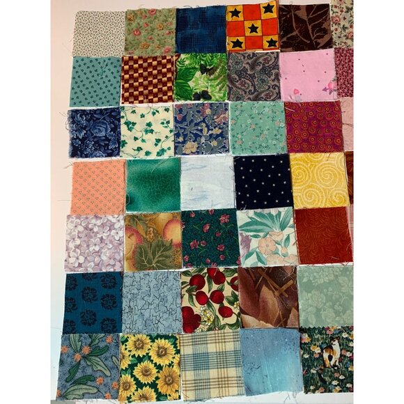 140 Pieces 2.5" Cotton Squares Quilting Fabric Bundle For Patchwork & Sewing Pro - Picture 2 of 9